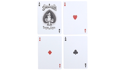 Bicycle Snowman (Red) Playing Cards