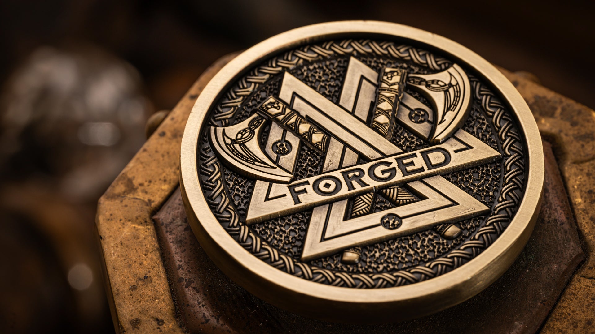 Forged Metal Coin