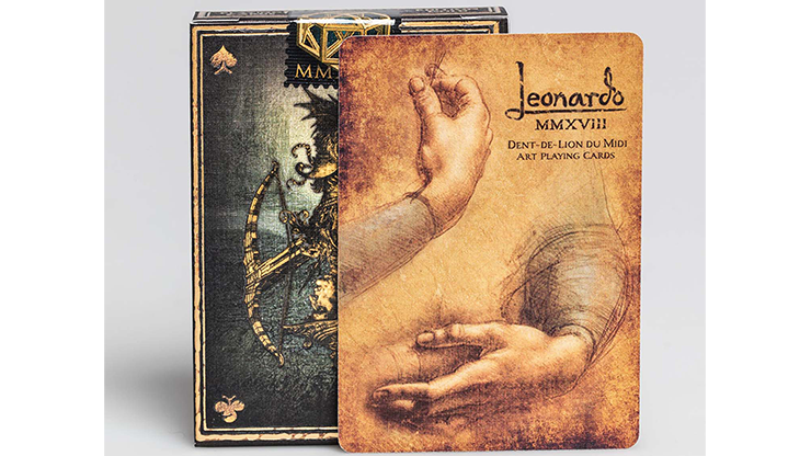 Leonardo MMXVIII Gold Edition by Art Playing Cards