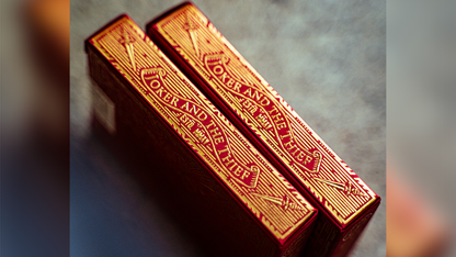 Blood Red Edition Playing Cards by Joker and the Thief