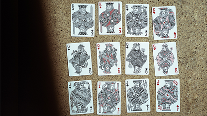 Blood Red Edition Playing Cards by Joker and the Thief