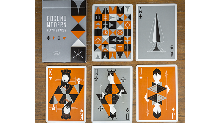 Retro Deck (Gray) Playing Cards