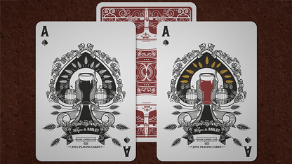 Hops & Barley (Deep Amber Ale) Playing Cards by JOCU Playing Cards