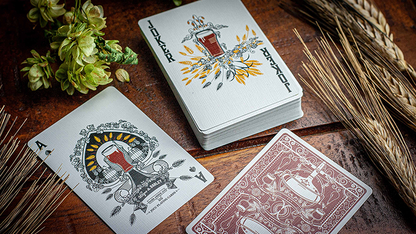 Hops & Barley (Deep Amber Ale) Playing Cards by JOCU Playing Cards