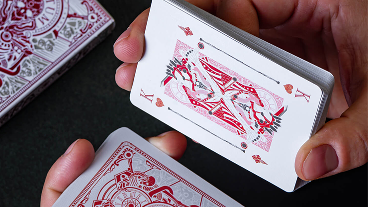 INFINITUM (Ghost White) Playing Cards