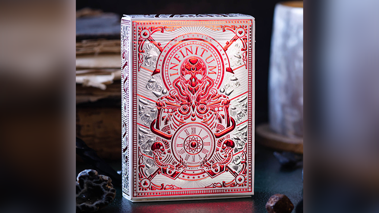 INFINITUM (Ghost White) Playing Cards