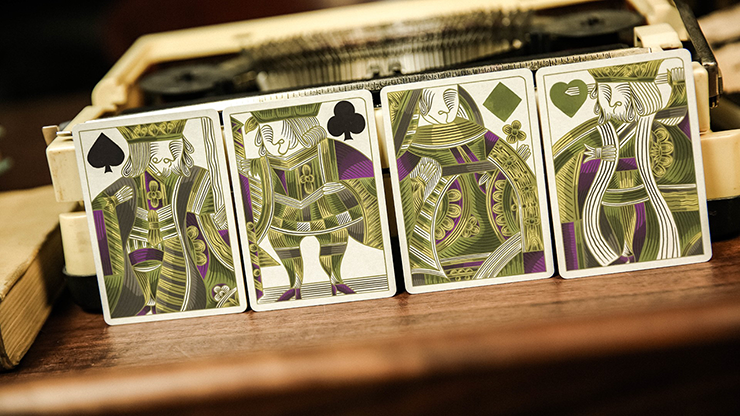 Reminisce (Green) Playing Cards