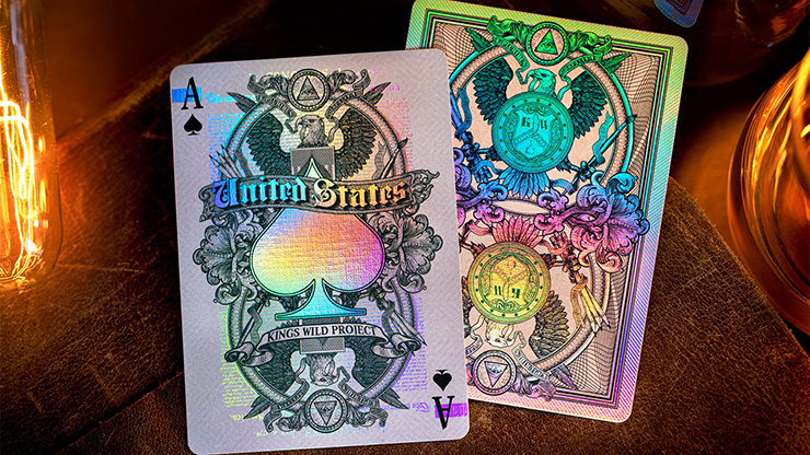 Kings Wild Project Legal Tender Holographic Playing Cards, Themed Playing  Cards