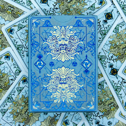 The Green Man Playing Cards (Winter) by Jocu