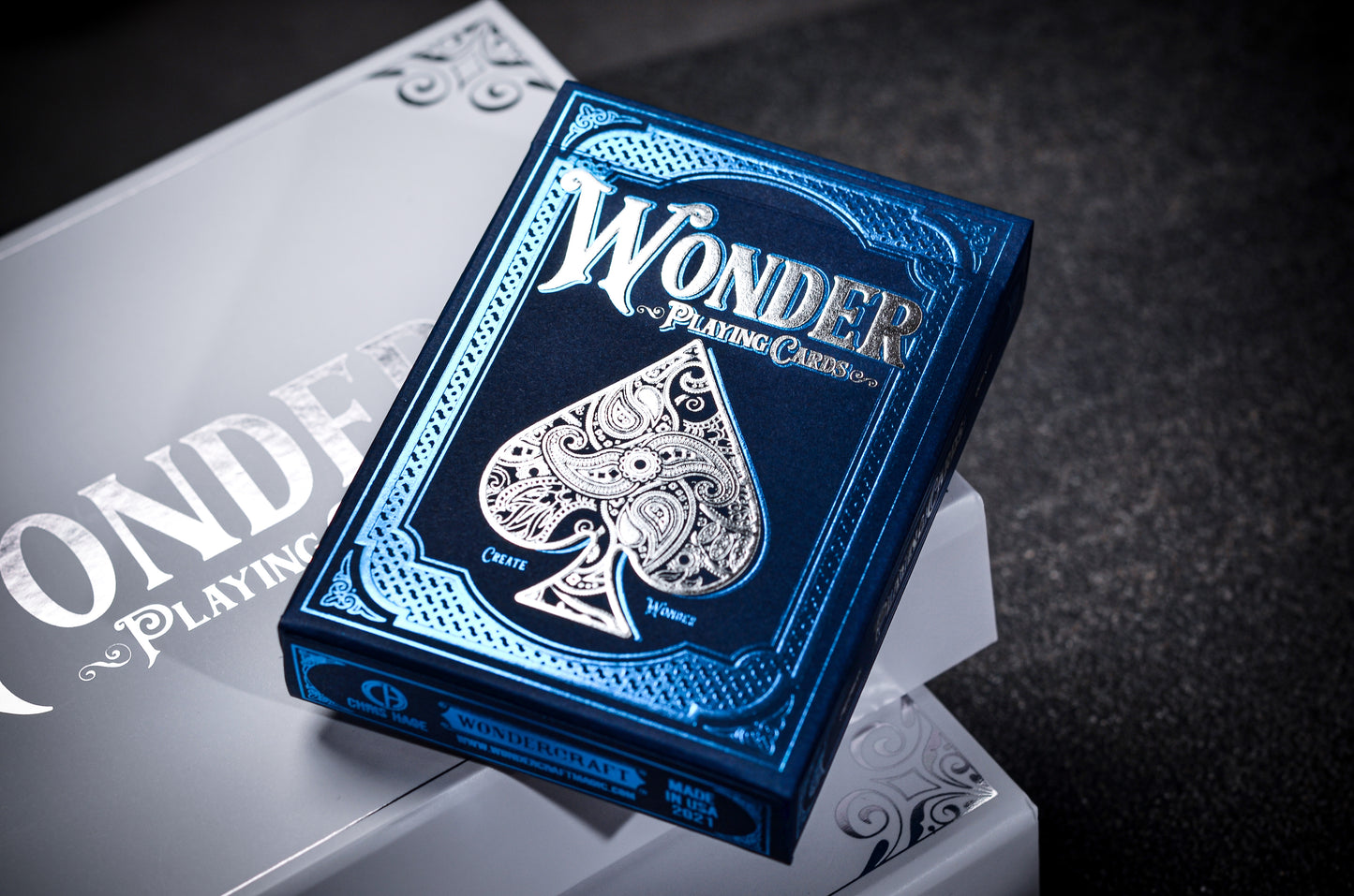 Blue Wonder Collector Set - Silver Gilded Deck