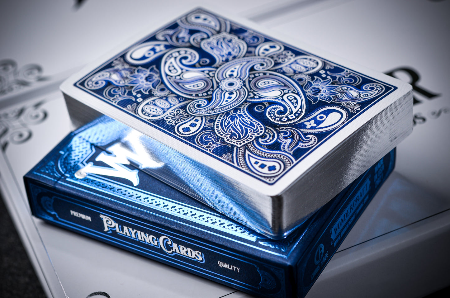 Blue Wonder Collector Set - Silver Gilded Deck